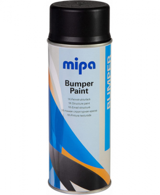Краска Mipa Bumper Paint Spray для бампера черная 400мл аэрозоль фото в интернет магазине Новакрас.ру